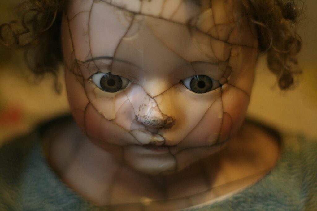 Girl doll appears broken in an Easter pivot